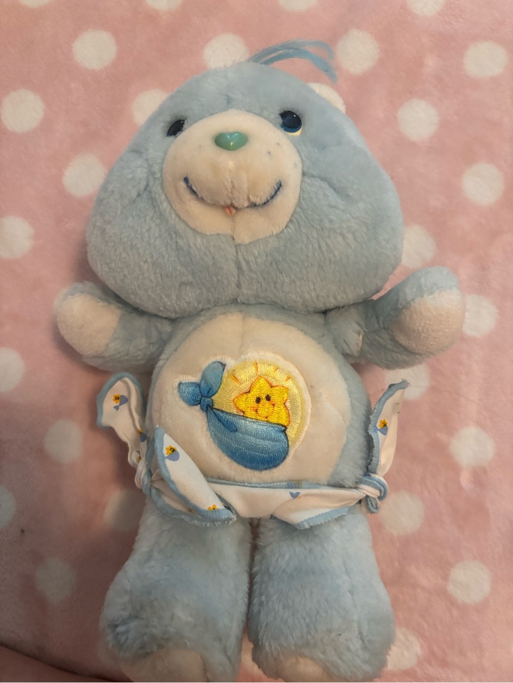 Care Bears Blue Plush Bear with Sunny Boat Belly Patch